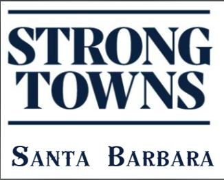 Strong Towns Santa Barbara:Typography of the other logos, with a Santa Barbara below all. 
